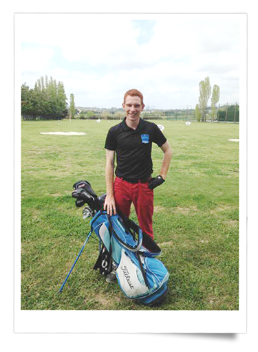 Kevin Devallé, moniteur de golf à Carcassonne, diplômé CREPS